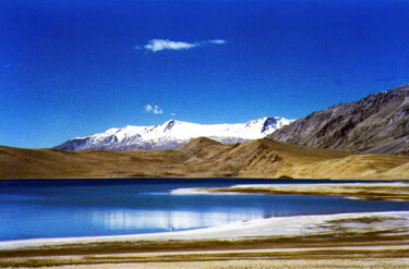 Fotografia intitolato "Inde (paysage à + d…" da Thierry Angot, Opera d'arte originale