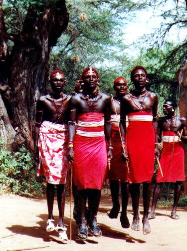 Fotografia intitulada "Kenya_Massaï" por Thierry Angot, Obras de arte originais