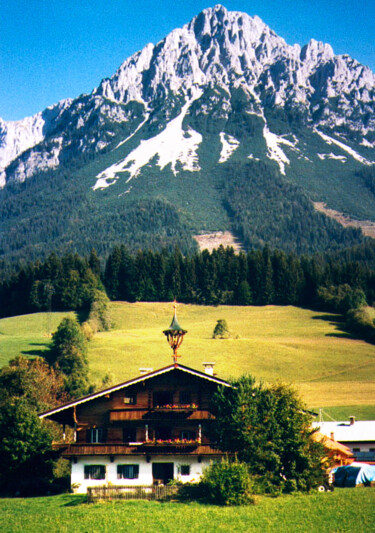 제목이 "Tyrol"인 사진 Thierry Angot로, 원작, 아날로그 사진
