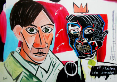 Peinture intitulée "Picasso, All Master…" par Thierry Angot, Œuvre d'art originale, Acrylique