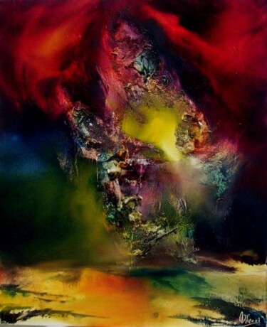 Peinture intitulée "Enfer et damnation,…" par Thierry Astier-Dupuy (Adtheo), Œuvre d'art originale
