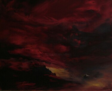 Painting titled "In extremis 1" by Thierry Astier-Dupuy (Adtheo), Original Artwork, Oil