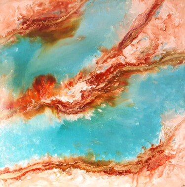 Malerei mit dem Titel "Aquarius" von Thierry Blanc (T3L), Original-Kunstwerk, Acryl