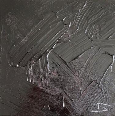 Pittura intitolato "Noir#01" da Thierry Courteau, Opera d'arte originale, Acrilico