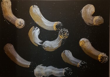 Peinture intitulée "Cosmos 2" par Thierry Deluc, Œuvre d'art originale, Acrylique