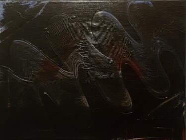 Pittura intitolato "Ondes" da Thierry Deluc, Opera d'arte originale, Acrilico