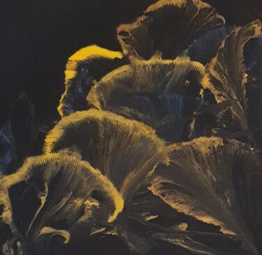 Pintura intitulada "Fleurs solaires" por Thierry Deluc, Obras de arte originais, Acrílico