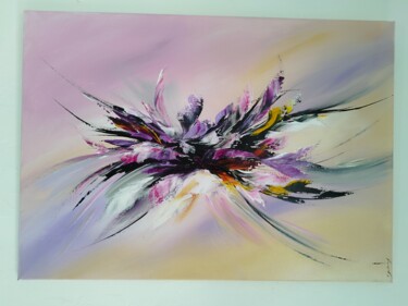 Painting titled "Le bouquet" by Thierry Dodrieux, Original Artwork, Acrylic Mounted on Wood Stretcher frame