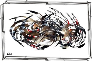 Цифровое искусство под названием "Easy Rider" - Wub, Подлинное произведение искусства, Цифровая живопись