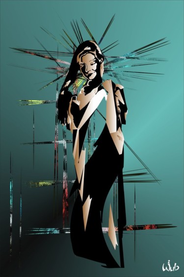 Digitale Kunst getiteld "New Liberty" door Wub, Origineel Kunstwerk, Digitaal Schilderwerk