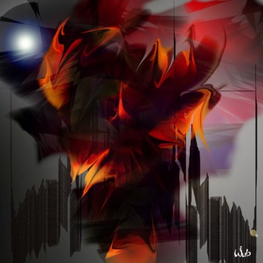 Digital Arts titled "I got the fire" by Wub, Original Artwork, Digital Painting