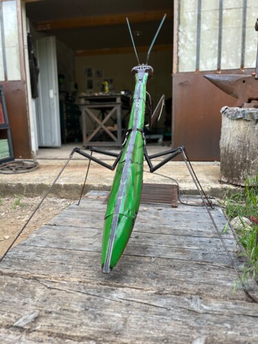 Sculpture intitulée "L amante" par Thierry Gall, Œuvre d'art originale, Métaux