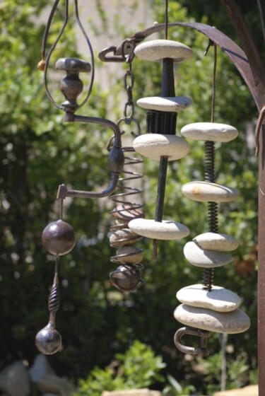 Sculpture intitulée "Détail suspension" par Thierry Gall, Œuvre d'art originale