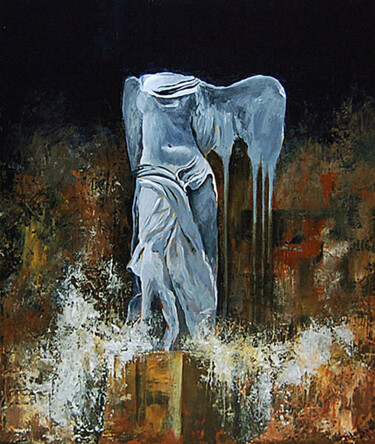 Peinture intitulée "THE VICTORY BY CRYI…" par Thierry Garnier-Lafond, Œuvre d'art originale