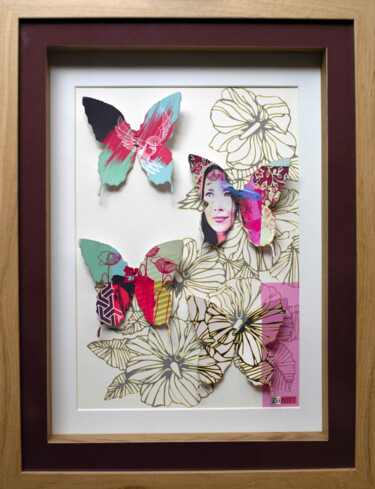 Скульптура под названием "Papillon Collection…" - Thierry Legrand (ziiart), Подлинное произведение искусства, Чернила Устано…