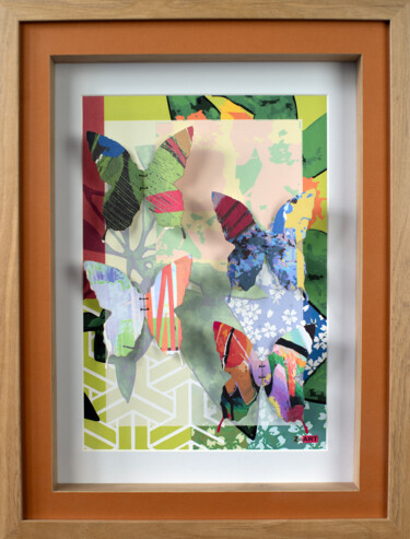 雕塑 标题为“Papillon Collection…” 由Thierry Legrand (ziiart), 原创艺术品, 墨 安装在纸板上