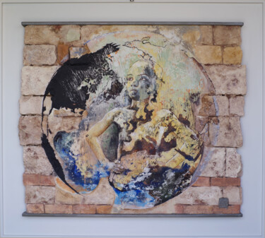 Seul au monde Peinture intitulée "Seul au monde" par Thierry Legrand, Œuvre d'art originale, Acrylique