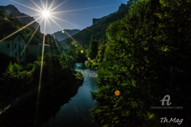 Photography titled "Les Gorges-du-tarn-…" by Thierry Magliulo (Th.Mag), Original Artwork