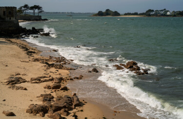 Photographie intitulée "Carantec, plage de…" par Thierry Martin, Œuvre d'art originale, Photographie numérique