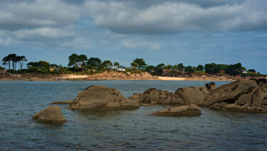 Photography titled "Carantec, l'île Cal…" by Thierry Martin, Original Artwork, Digital Photography