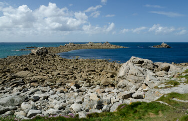 Fotografia intitulada "L'île de Sieck vers…" por Thierry Martin, Obras de arte originais, Fotografia digital