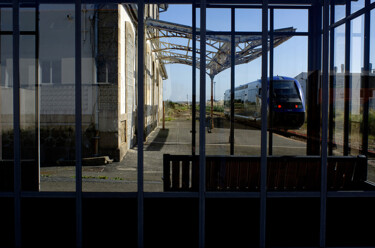 Photographie intitulée "Ligne de chemin de…" par Thierry Martin, Œuvre d'art originale, Photographie numérique