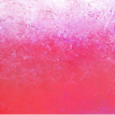 Painting titled "PINK Waves" by Thierry Menechal (THIME), Original Artwork, Oil