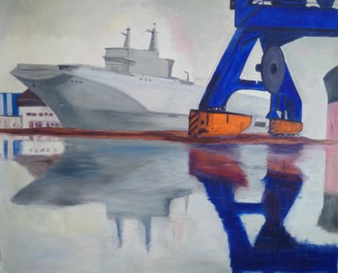 Malerei mit dem Titel "industrie-09.jpg" von Thyus, Original-Kunstwerk, Öl