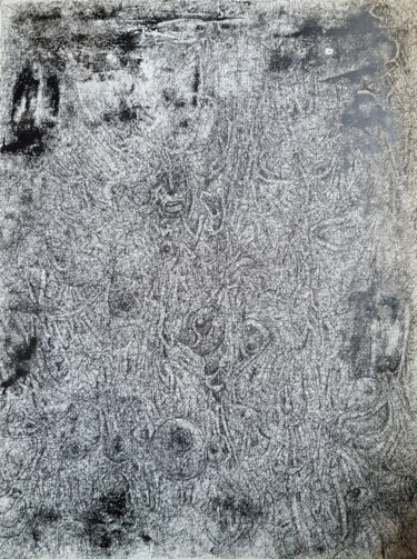 Drawing titled ""Complexité"" by Thierry Pujalte, Original Artwork, Ink
