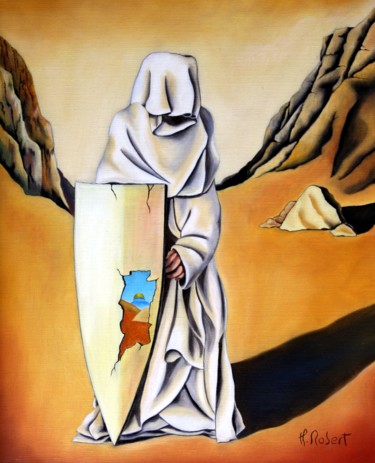 Peinture intitulée "Retour de Jérusalem" par Thierry Robert, Œuvre d'art originale, Huile