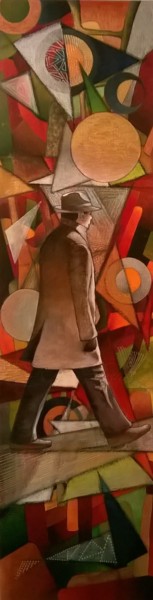 Peinture intitulée "Avancer dans le cha…" par Thierry Robin, Œuvre d'art originale