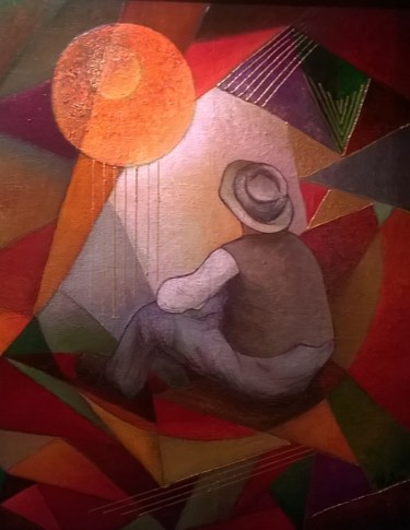 "sous le soleil" başlıklı Tablo Thierry Robin tarafından, Orijinal sanat, Guaş boya