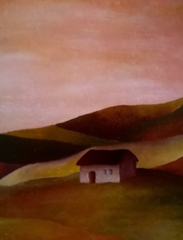 Painting titled "Impression irlandai…" by Thierry Robin, Original Artwork, Gouache