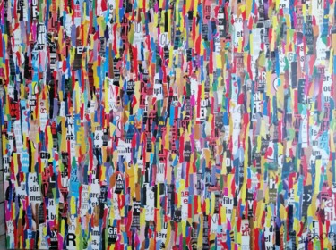 Collages titulada "Fragments" por Thierry Spada, Obra de arte original, Collages