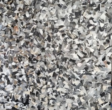 Κολάζ με τίτλο "Grey" από Thierry Spada, Αυθεντικά έργα τέχνης, Κολάζ