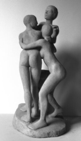 Sculpture intitulée "les 3 graces" par Thierry Terrien, Œuvre d'art originale