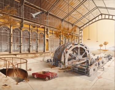 Les jouets Peinture intitulée "Les jouets" par Thierry Van Quickenborne, Œuvre d'art originale, Huile