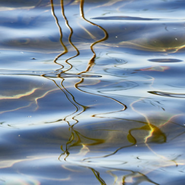 Photography titled "Reflet d'un lac Sué…" by Thierry Daudier De Cassini, Original Artwork, Digital Photography