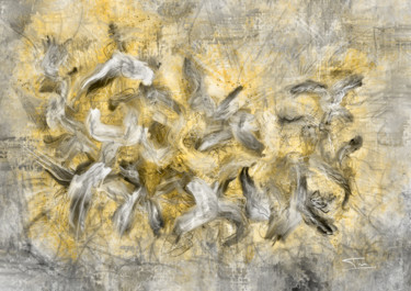 Artes digitais intitulada "Composition Abstrac…" por Thierry Daudier De Cassini, Obras de arte originais, Pintura digital