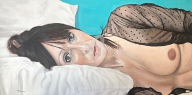 J' ai pas sommeil Peinture intitulée "J' ai pas sommeil" par Thierry Durand, Œuvre d'art originale, Acrylique Monté sur Châssis