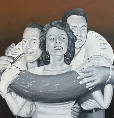 Peinture intitulée "mam" par Gita, Œuvre d'art originale, Acrylique