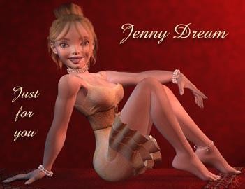 Arts numériques intitulée "Jenny for you" par Thierry Humbert, Œuvre d'art originale