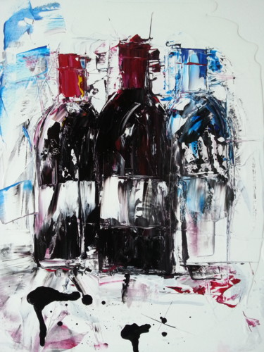 Peinture intitulée "Ice drink" par Thierry Mathieu, Œuvre d'art originale, Acrylique
