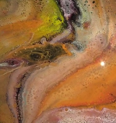 Картина под названием "Pink lagoon" - Thierry Plat, Подлинное произведение искусства, Акрил