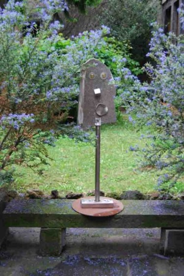 Sculpture titled "L'ami 8" by Thierry Roy, Original Artwork