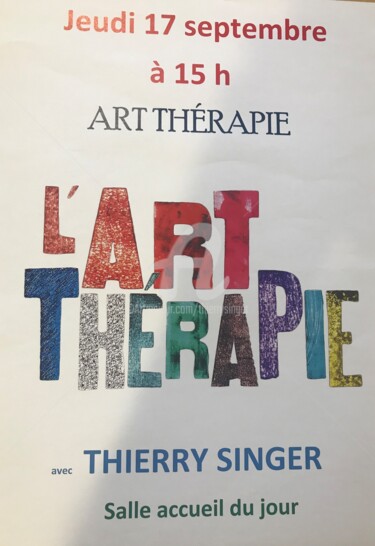 Fotografie getiteld "L'art thérapie en m…" door Thierry Singer De Polignac - Spencer (Prince Singer de Polignac-Spencer), Or…