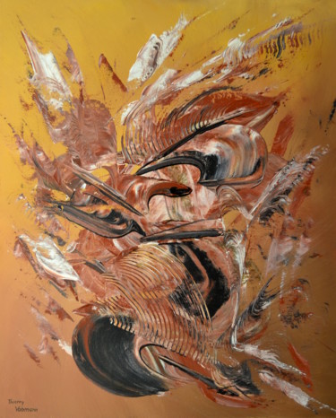 Painting titled "Tiramisu" by Thierry Vobmann, Original Artwork, Acrylic