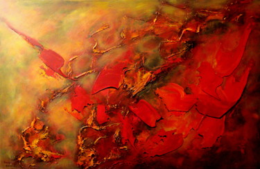 Pintura intitulada "Sensual romance" por Thierry Vobmann, Obras de arte originais