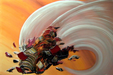 Картина под названием "Eclosion" - Thierry Vobmann, Подлинное произведение искусства, Акрил