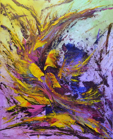 Painting titled "creative-passion" by Thierry Vobmann, Original Artwork, Acrylic